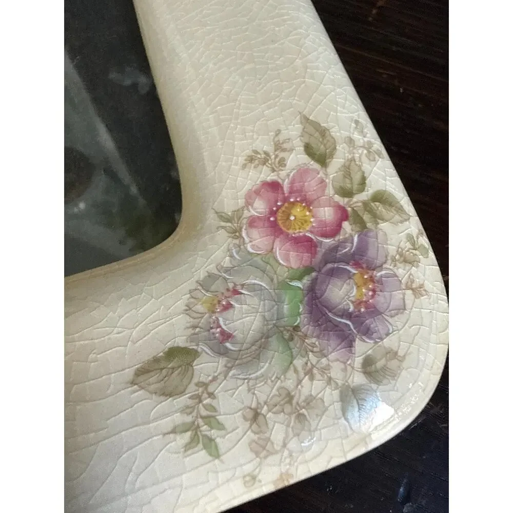 Vintage Terragraphics 5x7 Ceramic Picture Frame
